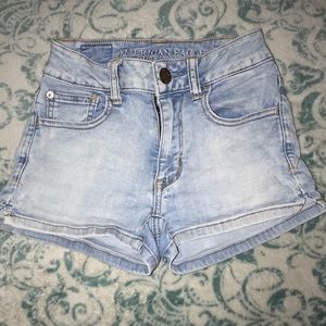 American eagle high rise shorts